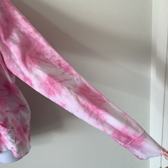 Bratz Pink Tie Dye Y2K McBling Nostalgia Colorful Graphic Hoodie Medium - Picture 3 of 13